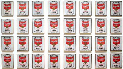 Picture of Andy Warhol's Campbell's Soup Cans